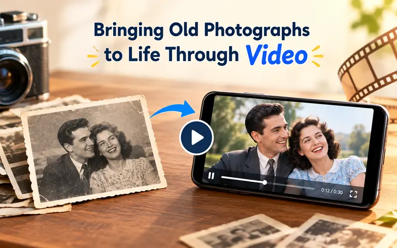 Bringing Old Photographs to Life Through Video