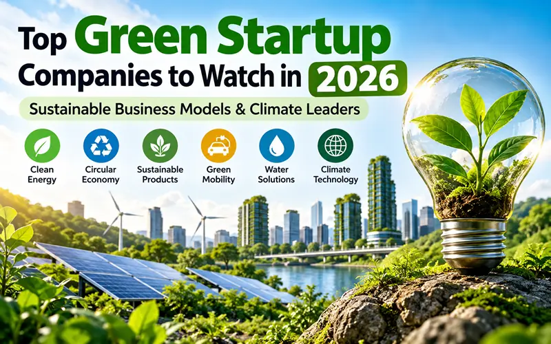 Top Green Startup Companies to Watch in 2026: Sustainable Business Models & Climate Leaders